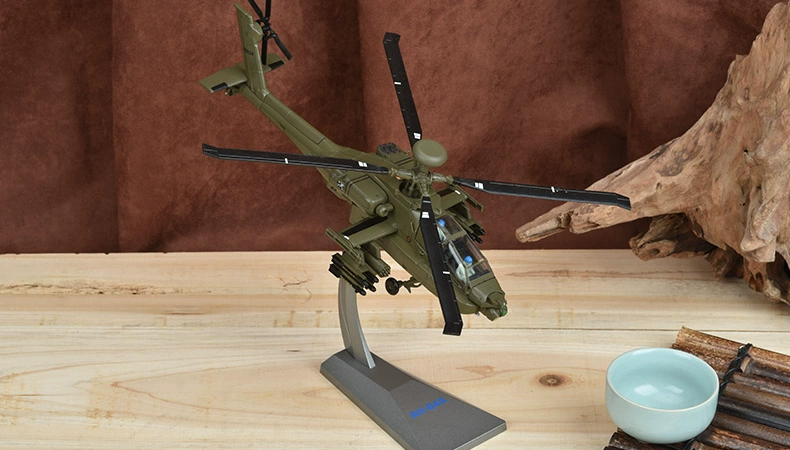 1:72 Mô hình máy bay trực thăng Apache AH-64 mô hình mô phỏng tĩnh mô hình tĩnh hinh xe moto