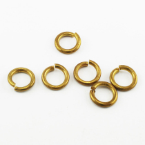 Pure Copper Small Brass Ring Brass Solid Opening Ring Luggage Cloak Hood Key Button Hardware Small Accessories Copper Ring Copper Ring