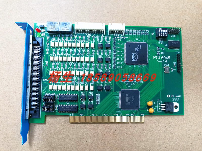PCI-6045 VER:1 4 data acquisition card control card I O spot bargaining