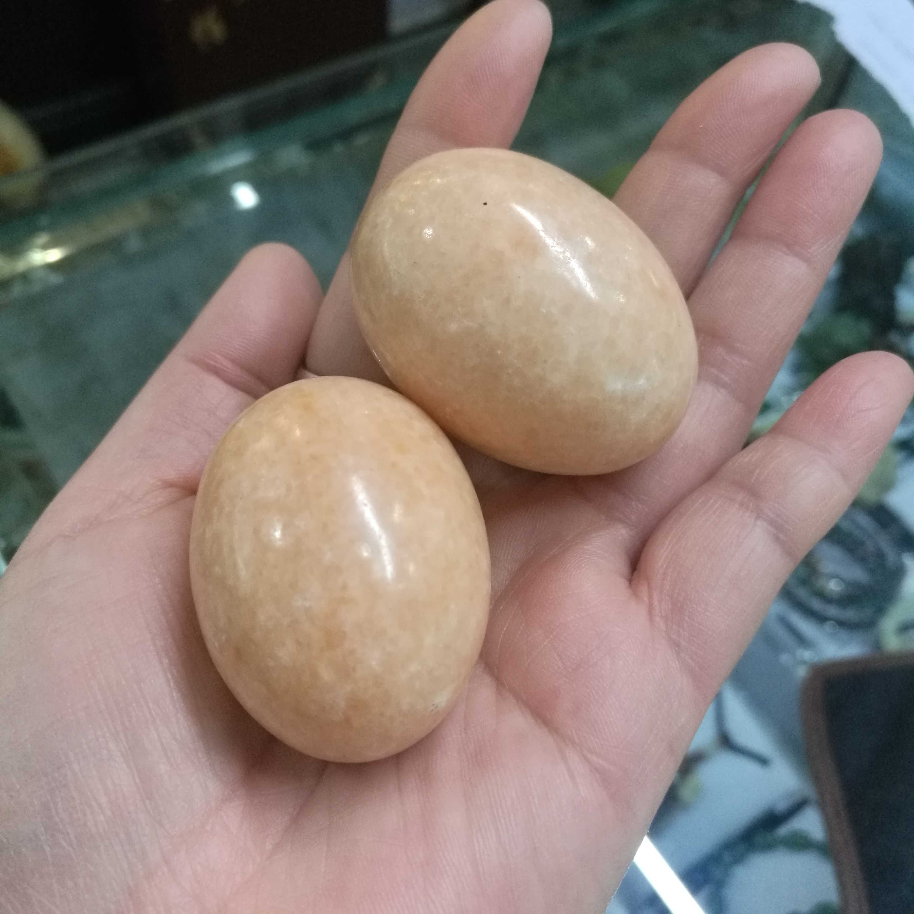 (Stone Comes to Express) Natural jade eggs Jade Raw Stone Eggs Fitness Handball Boutique to Play Pieces-Taobao