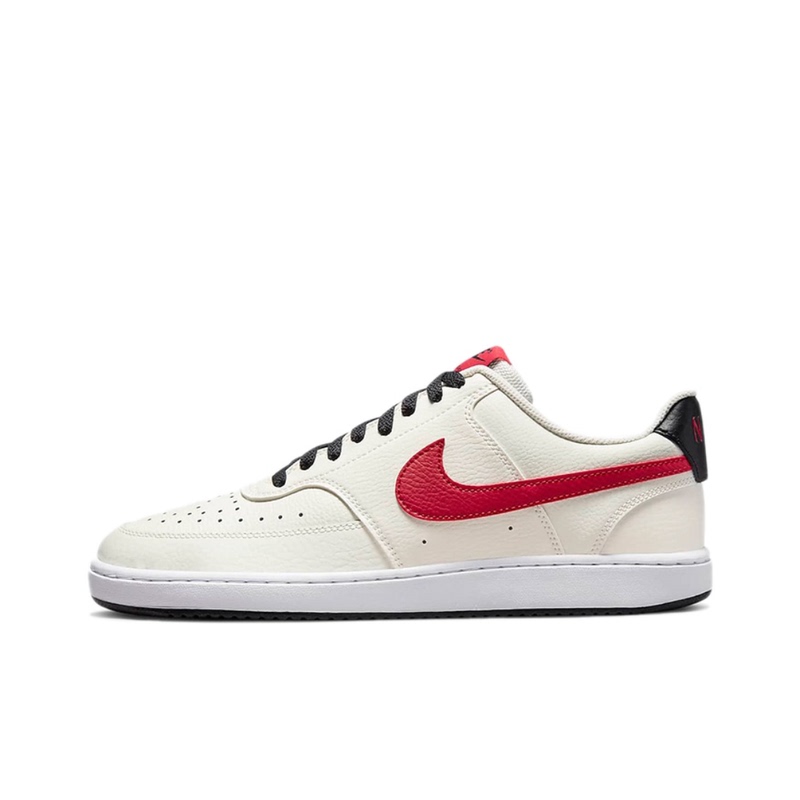 Nike Court Vision 1 Low White and Red Men's Low-Top Casual Sneakers Dm1187-101