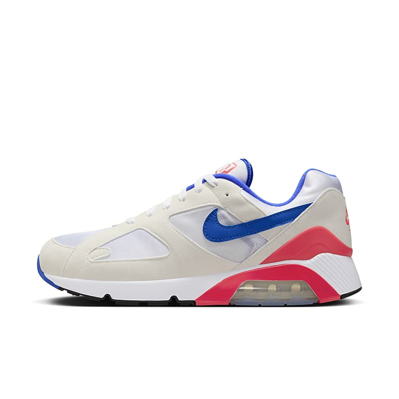 Nike Air Max 180 White and Blue Unisex Low-Top Lifestyle Casual Shoes Fj9259-100