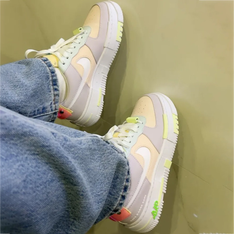 Nike Air Force 1 Collaboration Nike Women's Pixel Patchwork Low-Top Sneakers Do2330-511