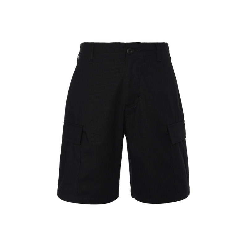 Nike Black Men's Solid Color Casual Sports Cargo Shorts Fq0425-010
