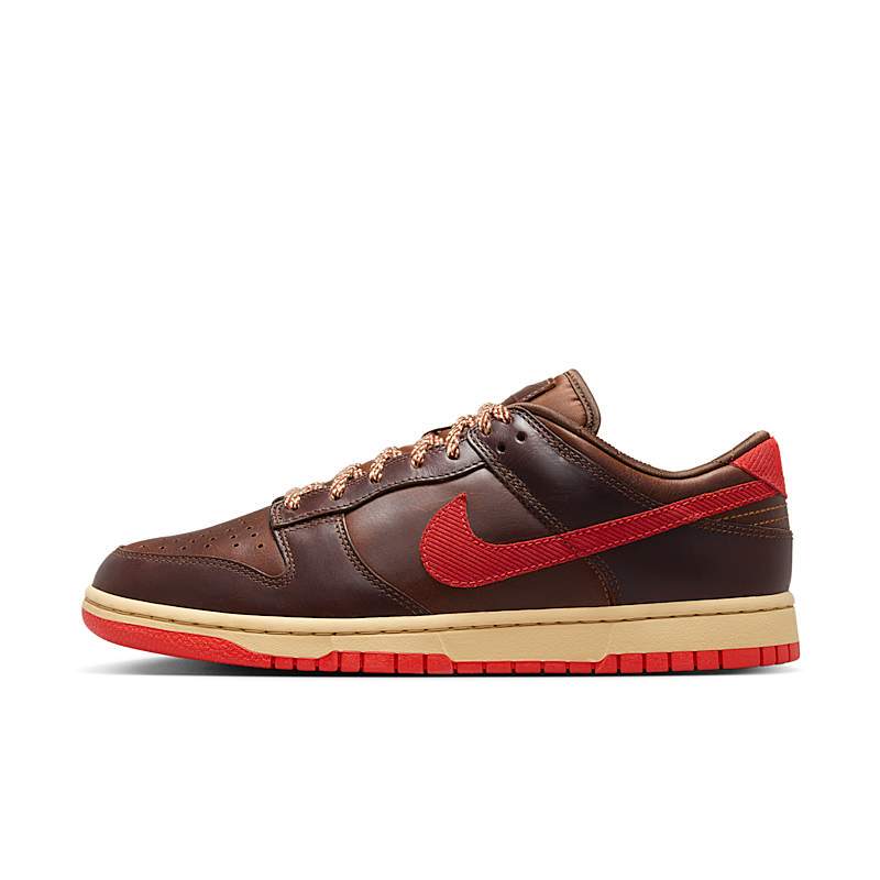 Nike Dunk Low Dark Brown Men's Sports Casual Retro Comfortable Low-Top Sneakers Hq3448-262
