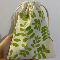 Plant extension dyeing tool material package set handmade diy printing and dyeing hammer pad pure cotton square towel canvas bag