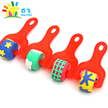 EVA pattern seal roller primary school students painting sponge brush kindergarten early education children graffiti art materials