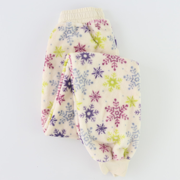 Mùa thu và mùa đông nam và nữ flannel pyjama quần đóng miệng dày cộng với nhung ấm áp lỏng lẻo nhung đôi nhà quần quần túi hộp nam