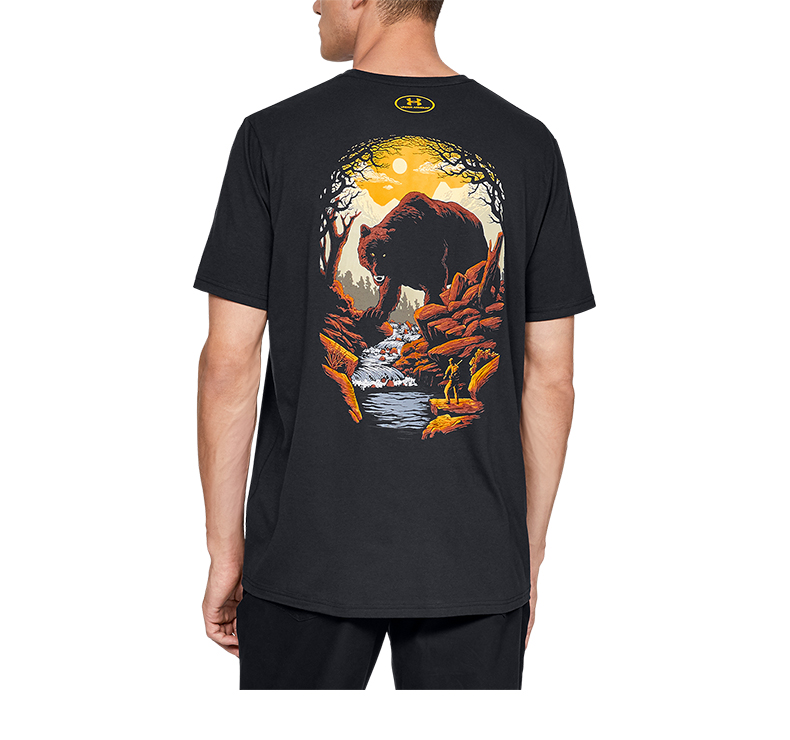 Áo giáp thể thao tay ngắn UA Men Monster Grizzly -1318287 áo ba lỗ gym