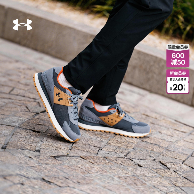 Under Armour Official Ua Spring and Summer Essential Lightweight Sports and Casual Shoes for Men and Women