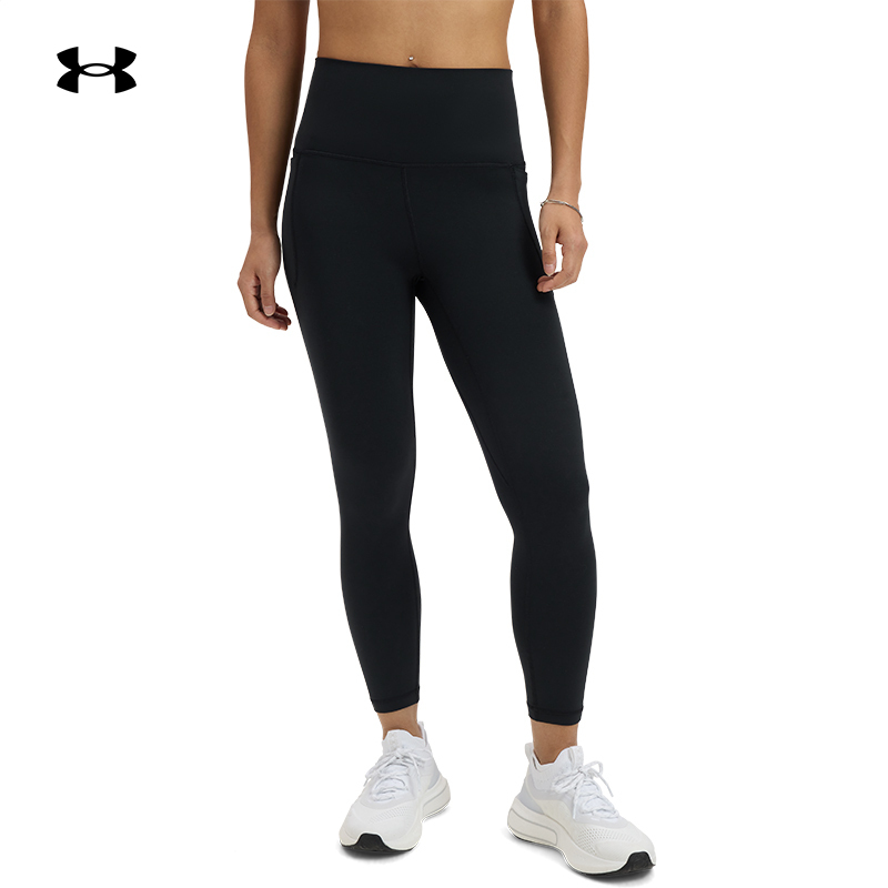 Under Armour Official [Soft Feel Series] Ua Meridian Women's Training Yoga Tight-Fitting Nine-Point Pants 1382535