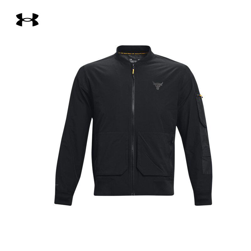 Anderma official UA Project Rock Strong Men training sports jacket jacket 1367076