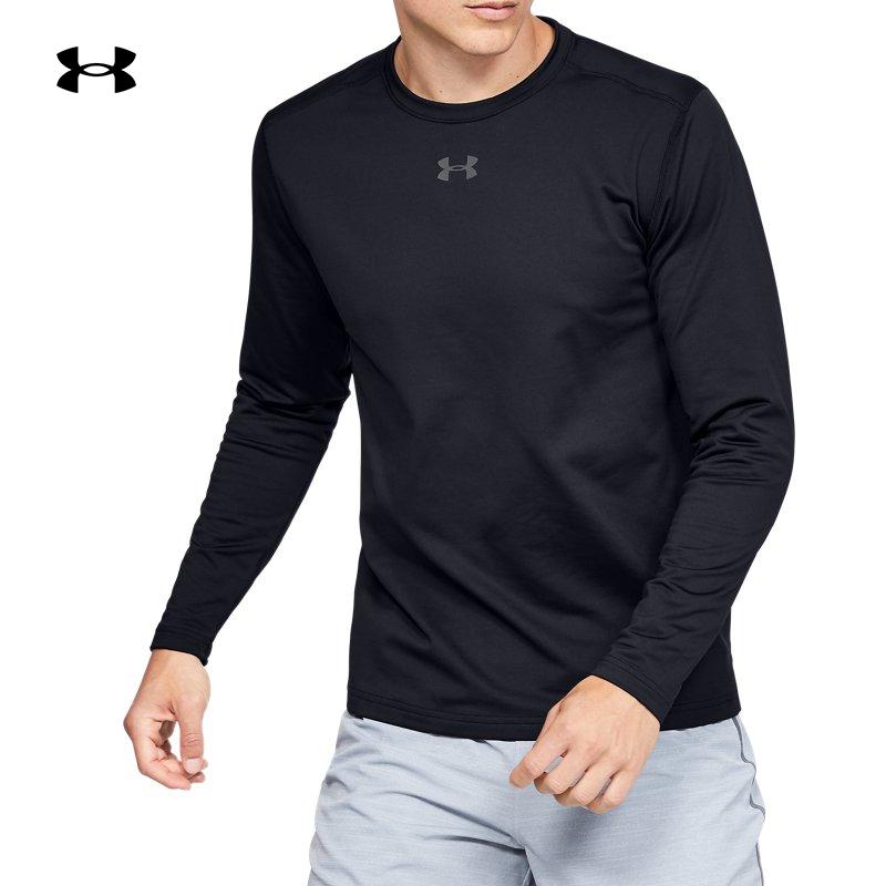Anderma official UA ColdGear ® Armour Men's round collar sports long sleeve T-shirt 1310989
