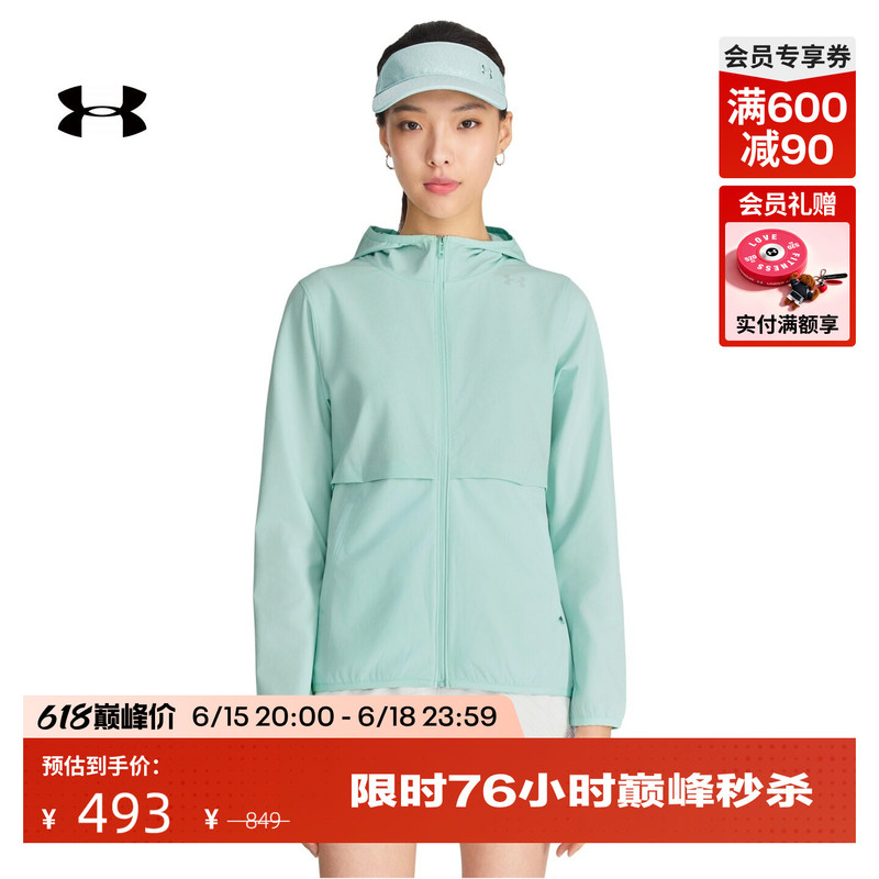 Under Armour Official Ua Velociti Pro Storm Women's Sports Running Jacket 6009542