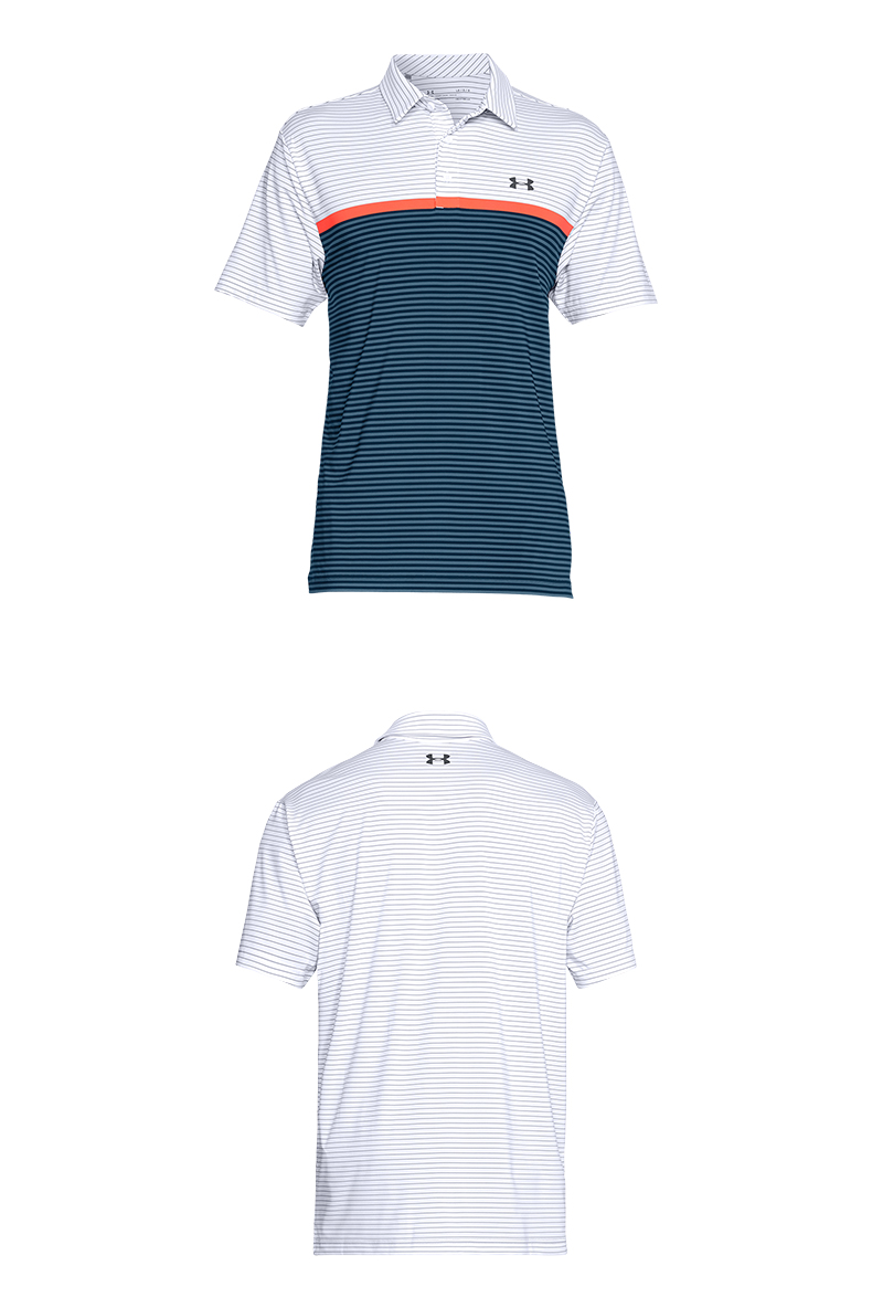 Dưới áo giáp Một Dema UA Men Playoff Golf Polo Shirt-1253479 áo polo trắng