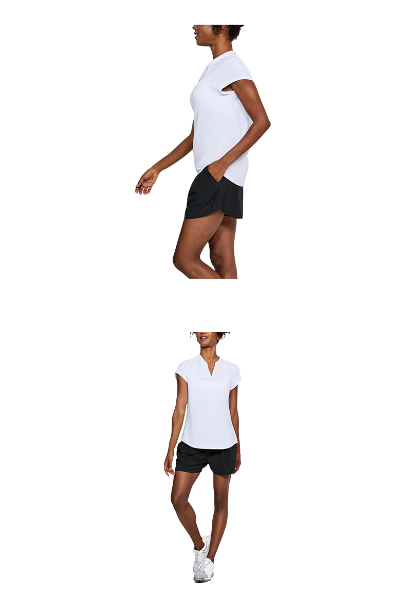 Dưới áo giáp Áo sơ mi nam ngắn tay áo Siro của phụ nữ Dema UA - 1306123 áo polo lacoste