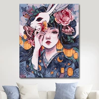 Цветочная банкетная девушка