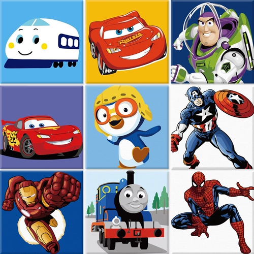 Цифровая живопись маслом DIY ручная картинка