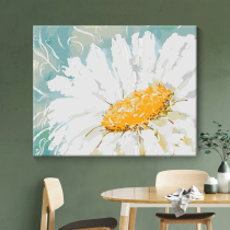 Digital oil painting diy coloring painting diy filling digital painting painting diy oil color painting flower digital decorative painting Daisy