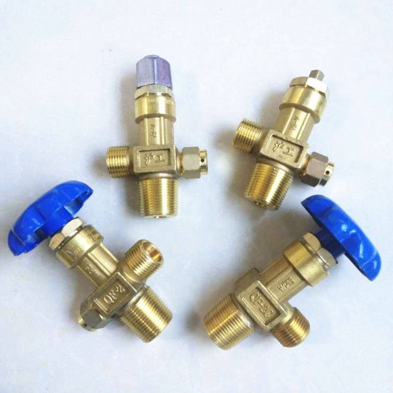 Oxygen cylinder valve switch valve accessories QF-2 oxygen valve 4 liters cylinder head assembly WP-15 cylinder valve head oxygen cylinder