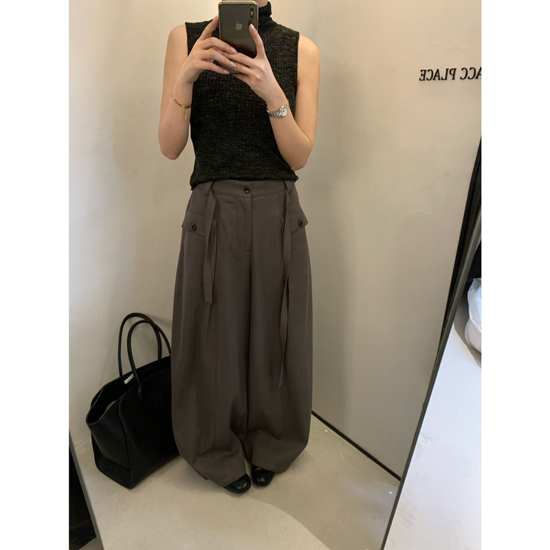 Acc Place Focus-Ace Focus Korean-Style Versatile Casual Wide-Leg Pants (with Waist Rope) 8086 Acc Place Focus-Ace Focus Korean-Style Versatile Casual Wide-Leg Pants (with Waist Rope) 8086