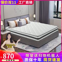 Eco-friendly 3E coconut palm mattress thick mattress double mattress Simmons spring mattress 1 8 meters can be customized A09#