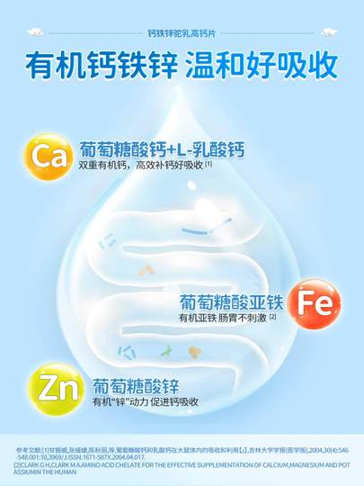 Таблетки с кальцием, железом, цинком и верблюжьим молоком Beijing Tongrentang Inner Court для детей, школьников и подростков, флагманский магазин, оригинальный продукт lj