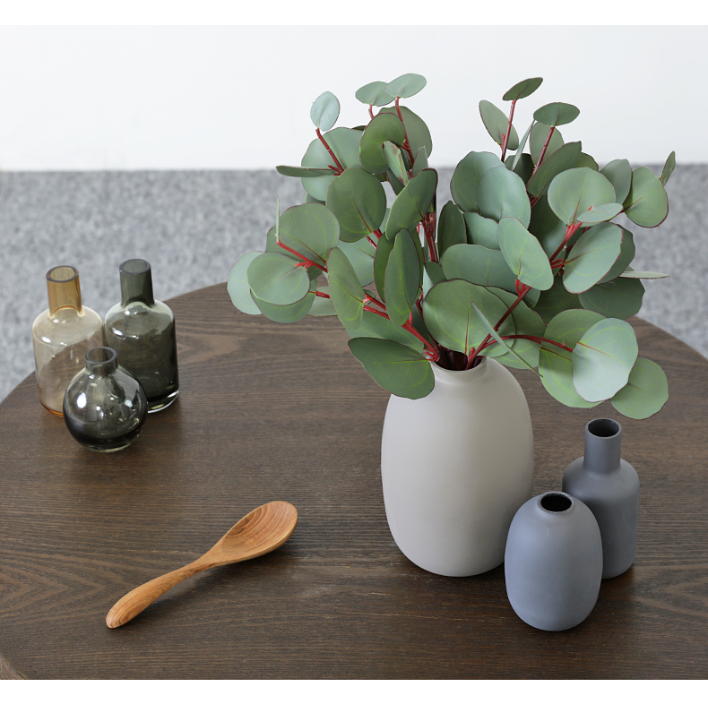 The house, The Nordic morandi color matte enrolled porcelain glass vase furnishing articles household act The role ofing is tasted flower arranging flowers sitting room decoration