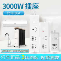 Bull 16A Midea Gree electric heating heater oil Ting special converter high-power 3000W plug-in board