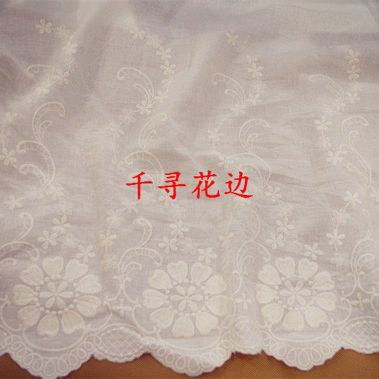 1142098 exquisite ex-gratia small crummy retro lace with lace accessories pure cotton cotton fabric embroidery width 45 cm