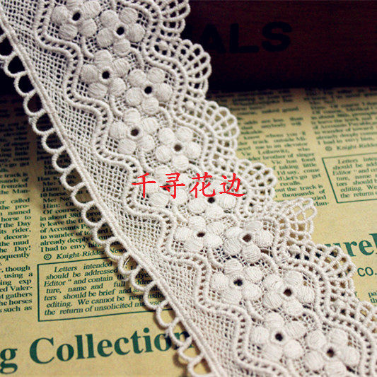 1111747 fine handmade ornament lace lace flower side wedding dress home textile accessories water soluble embroidery manufacturer direct
