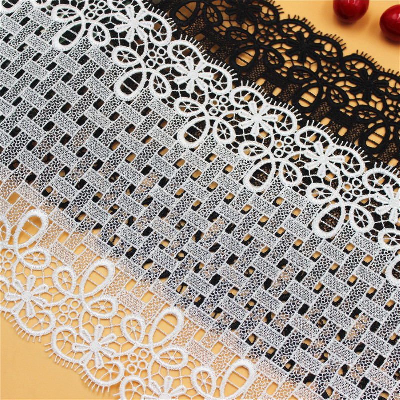 Ultra-valued milk silk water soluble lace flower sheet decoration lace with diy handmade accessories Costume Hanfu Headwear material