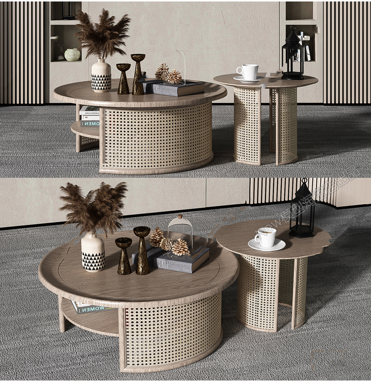 图片[28]-茶几边几3d模型现代轻奢港式金属子母室内软装组合单体3dmax素材-cg男孩