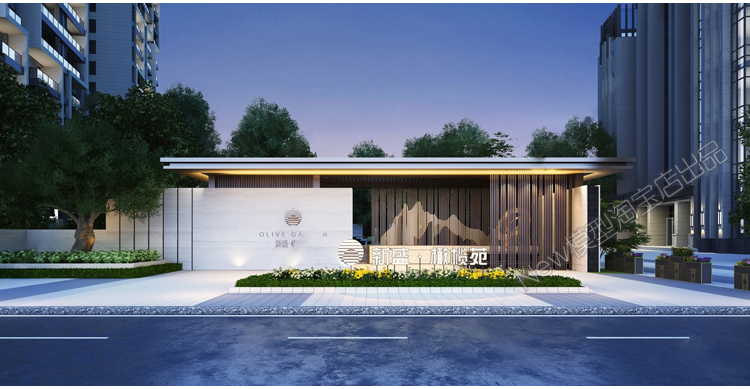 图片[29]-中式现代别墅工厂学校住宅小区入口大门单元入户门3D模型库3dmax-cg男孩
