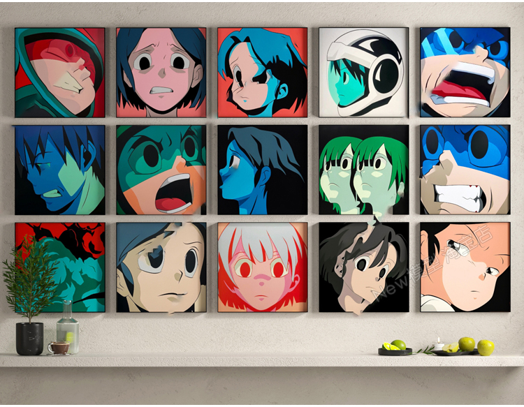 图片[40]-抽象动物装饰画3dmax单体挂画现代中式画板摆件3d模型 库设计素材-cg男孩