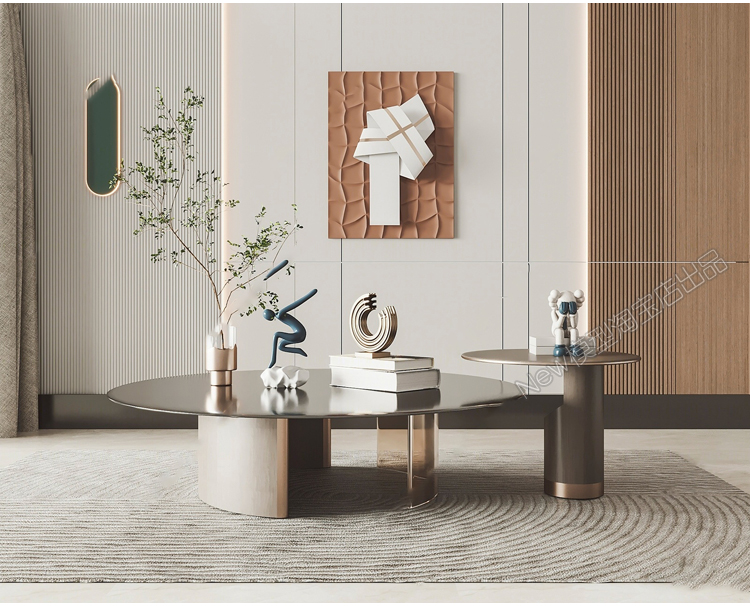 图片[3]-茶几边几3d模型现代轻奢港式金属子母室内软装组合单体3dmax素材-cg男孩