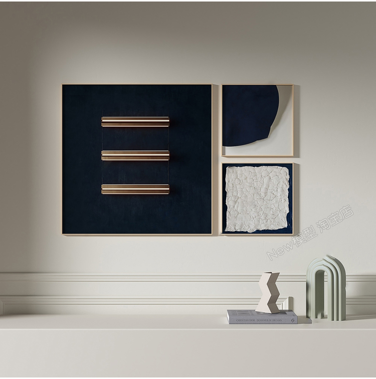 图片[48]-抽象动物装饰画3dmax单体挂画现代中式画板摆件3d模型 库设计素材-cg男孩