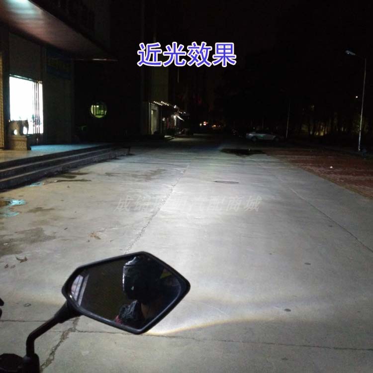 Áp dụng cho gió mùa xuân ST 狒狒 150NK400650 lắp ráp đèn pha biển 5 ống kính xenon mắt thiên thần - Đèn HID xe máy đèn pha siêu sáng cho airblade 125