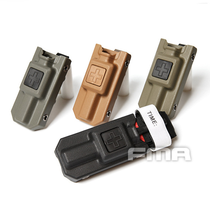 FMA Tactical tournikbelt fast-cupping box army fan outdoor molle containing box spinning type rescue nylon tournies