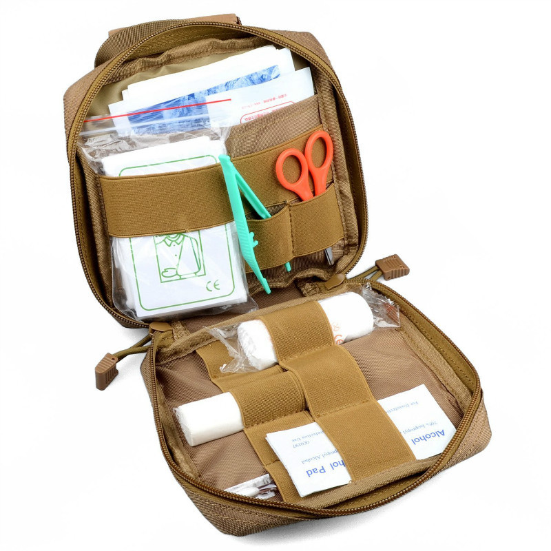Tactical Outdoor Medical Bag Molle System Accessories Package Debris Bag Hanging Bag Emergency Kit Portable Field Survival Bag