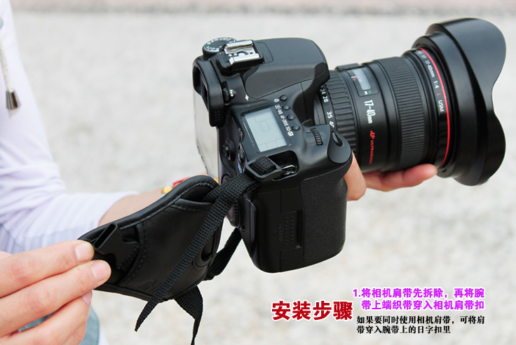 Phụ kiện dây đeo cổ tay máy ảnh DSLR Nikon D3300 D5600 D7000 D700 D7200 D80 - Phụ kiện máy ảnh DSLR / đơn kính cường lực ipad