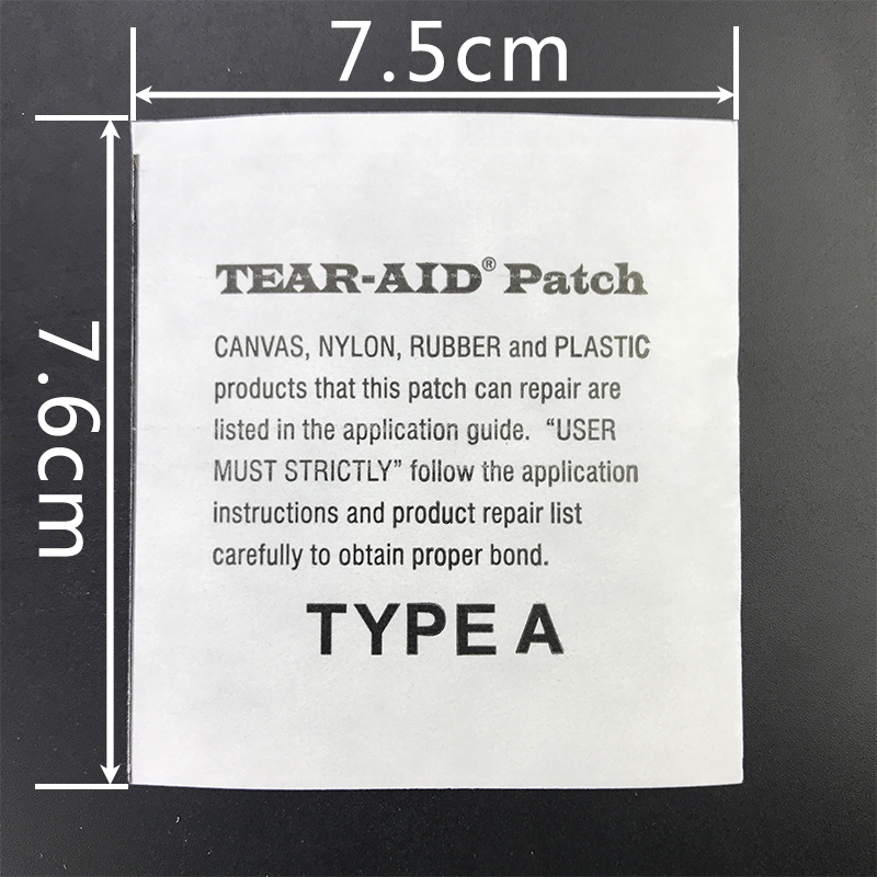 American TEAR-AID transparent stormtrooper repair tape Air cushion sleeping bag repair tape Down jacket tent stickers Love