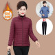 Middle-aged and elderly women's autumn and winter cotton-padded jackets with velvet, middle-aged short cotton-padded jackets 2023 new mother's winter coats, down-padded jackets