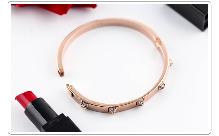 Vòng tay Swarovski Swarovski vàng hồng nữ pavé pha lê nhiều màu M 5098368 vòng tay vàng