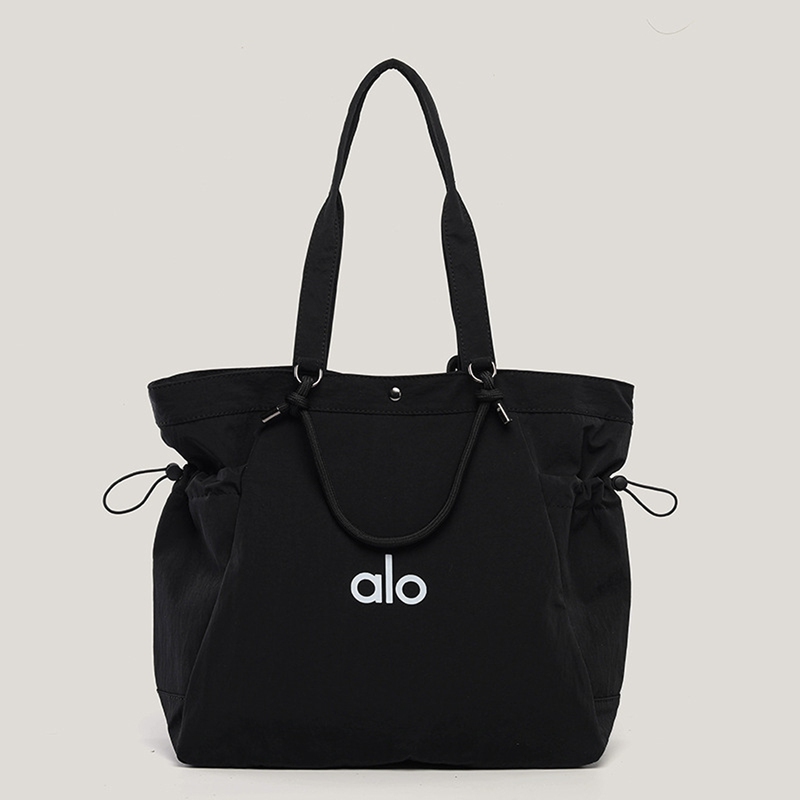 Alo New Simple Casual Tote Bag for Women, Large Capacity, Versatile, Lightweight, Commuter Women's Handbag, Sports Yoga Bag