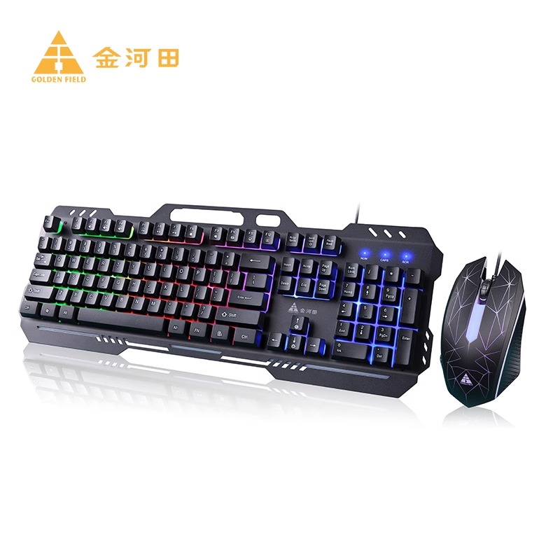 Golden River Fields Sword Magic DF200 Wired Mechanical Keyboard Computer Electric Race Games Office Typing Universal Key Rat Suit-Taobao