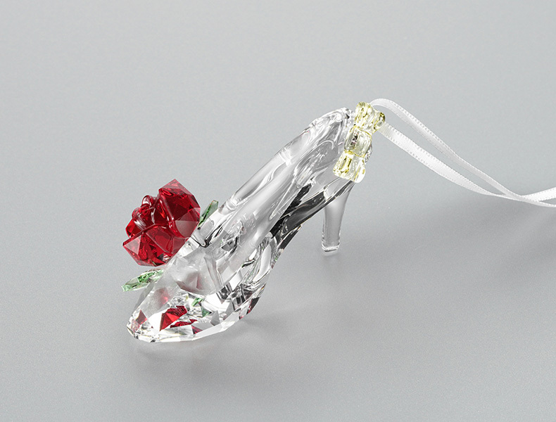 Cinderella Crystal Shoes Glass Shoes Dance Shoes Car Pendant Austrian Crystal Valentine's Day Gift Rose Flower Cinderella Crystal Shoes Glass Shoes Dance Shoes Car Pendant Austrian Crystal Valentine's Day Gift Rose Flower
