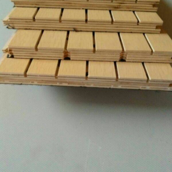 Multi-laminate environmentally-friendly suction sound board soundproof board background suspension-type ceiling decorated board groove perforated wood noise-absorbing manufacturer direct