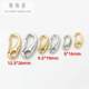 비가 페이딩 304 티타늄 스틸 스테인리스 스틸 도금 18K Real Gold GB 버클 달달 버클 버클 수제 재료 DIY 액세서리