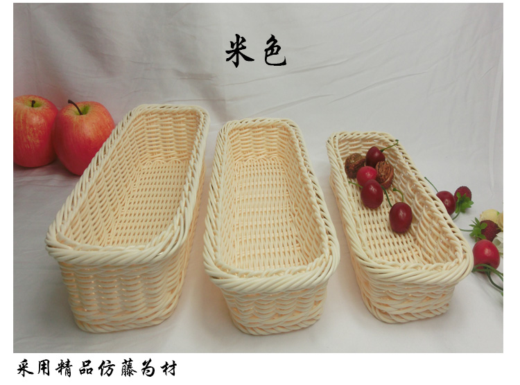 Bán chạy nhất mây đan hình chữ nhật đũa giỏ ăn trưa hộp dao kéo giỏ dao kéo giỏ cống bếp dao và hộp ngã ba muỗng ăn cơm